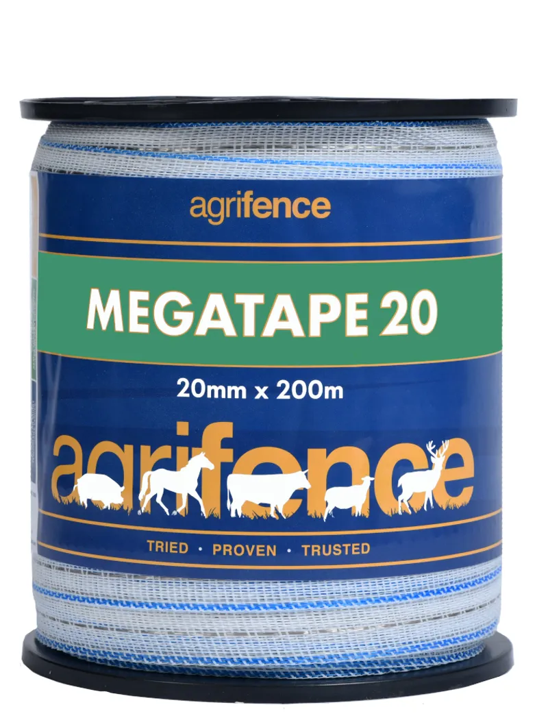Agrifence Megatape Reinforced Tape White
